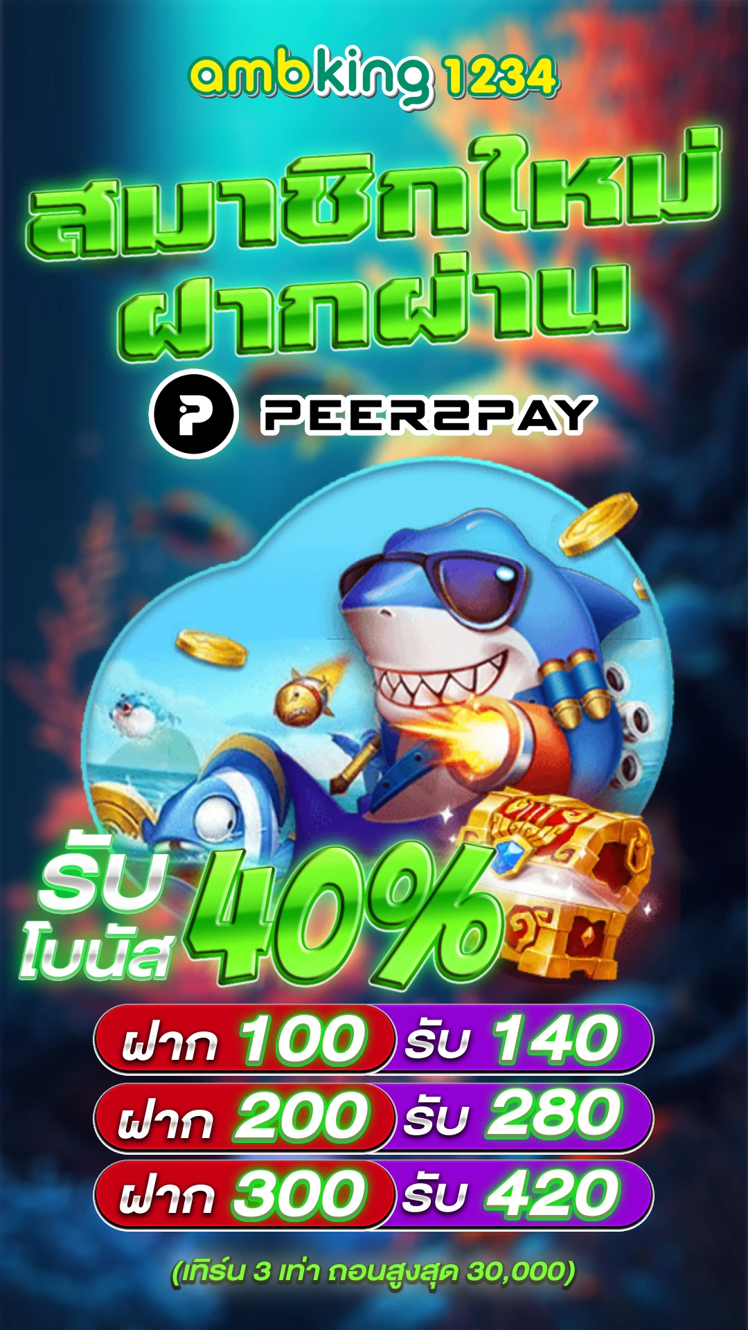 เว็บดี - แบนเนอร์โปรโมชั่น