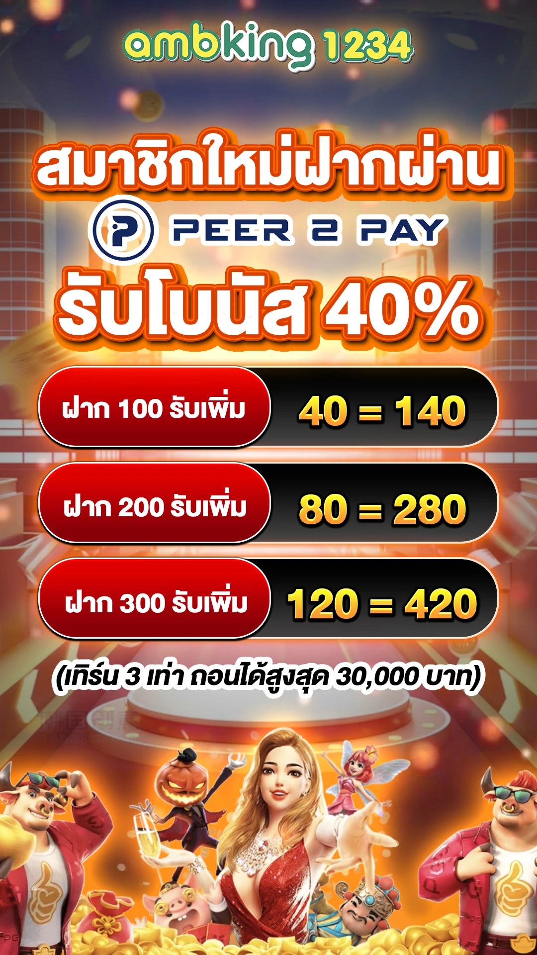 10รับ100 วอเลท - แบนเนอร์โปรโมชั่น