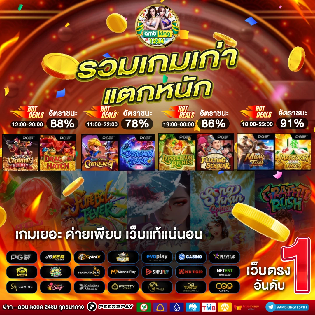 เกมสล็อตทรูวอลเล็ต - แบนเนอร์โปรโมชั่น